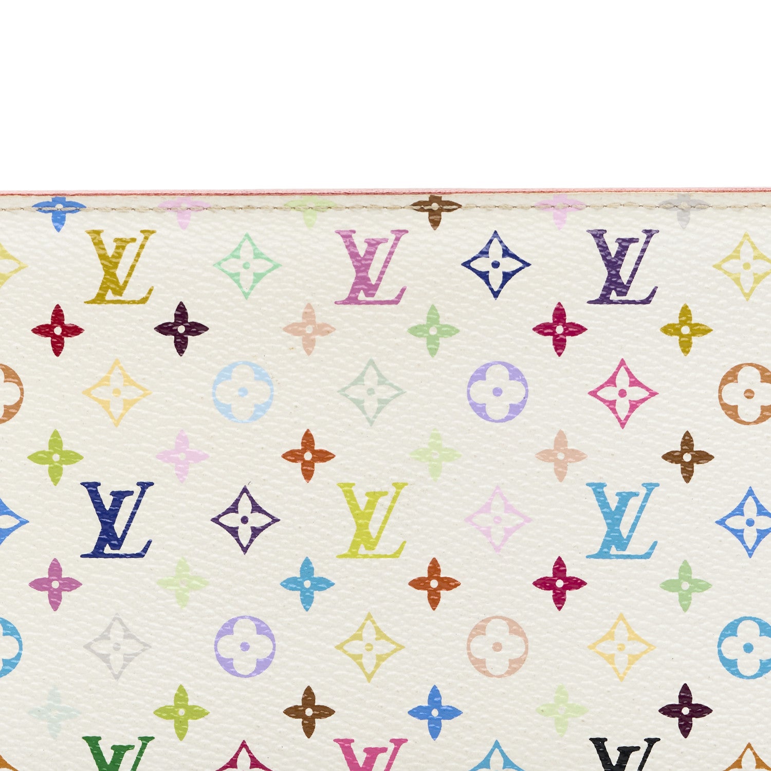 Louis Vuitton Monogram Multicolor Insolite Wallet White Litchi 8 of 8