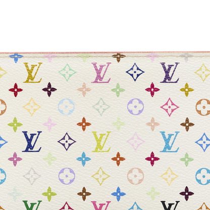 Louis Vuitton Monogram Multicolor Insolite Wallet White Litchi 8 of 8