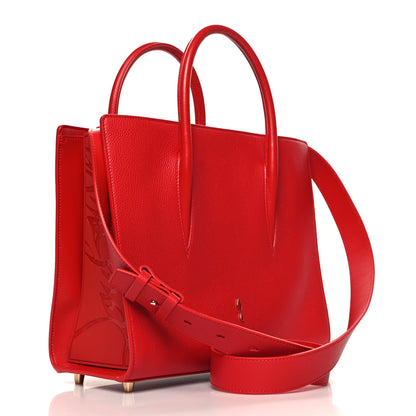 Christian Louboutin Calfskin Spikes Medium Paloma Red 3 of 10