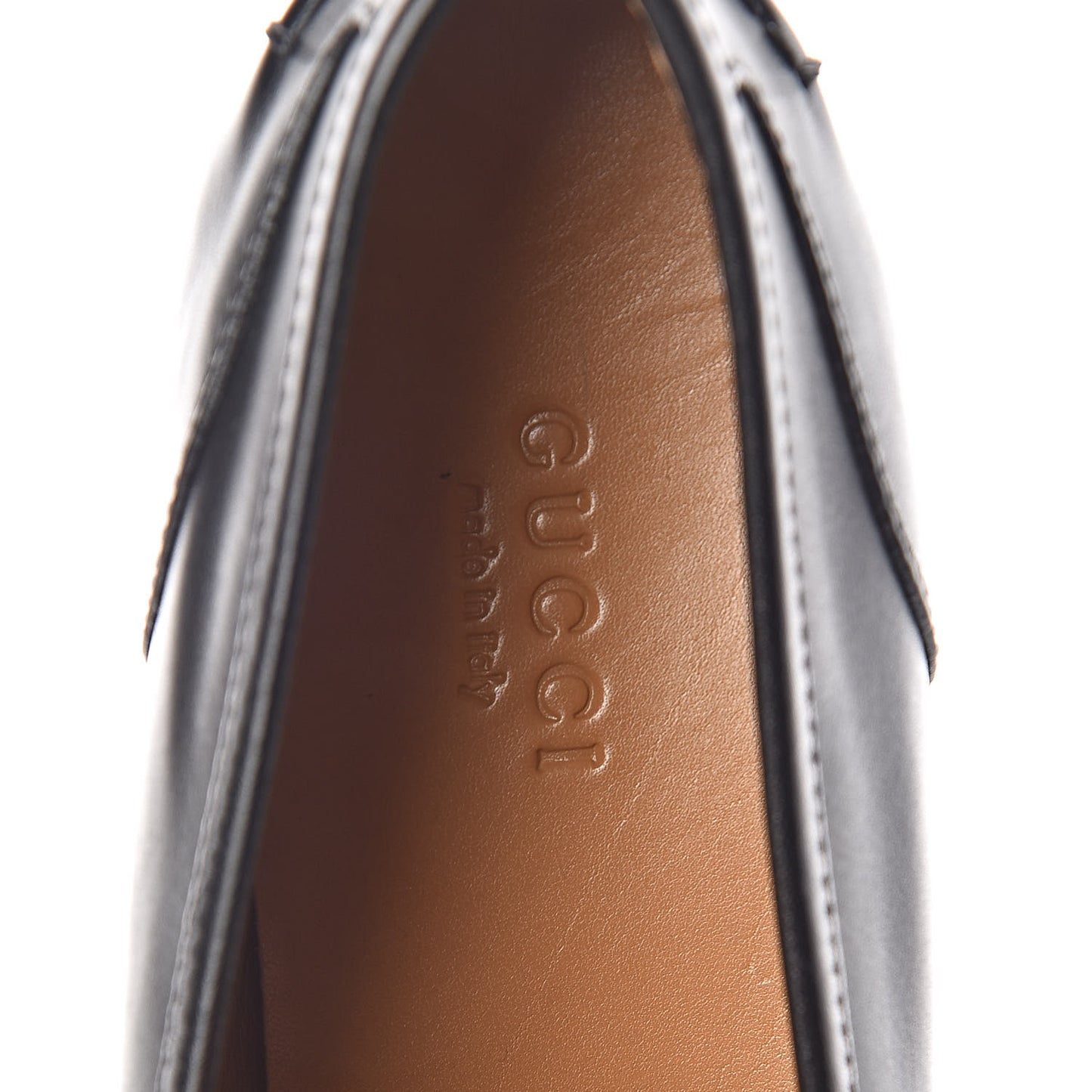 Calfskin Womens Jordaan Loafers 37.5 Black