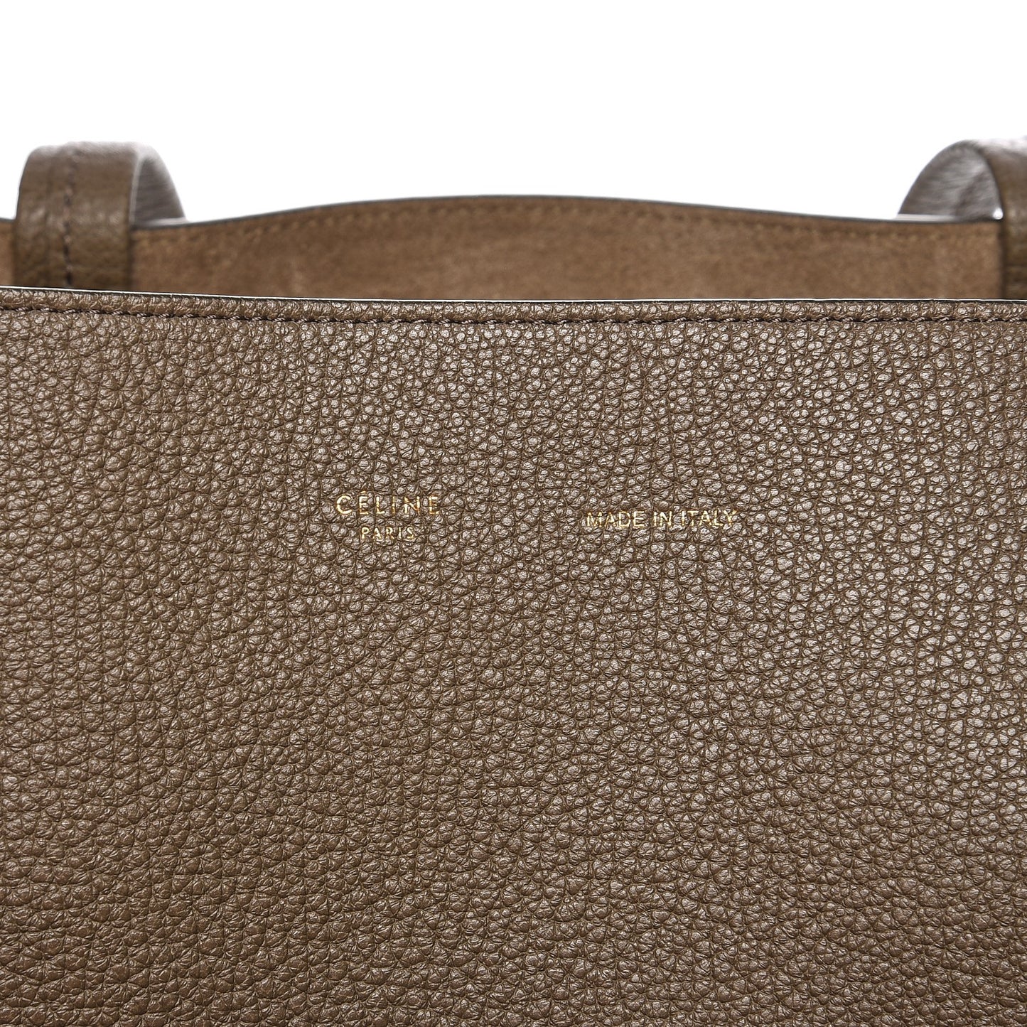 Soft Grained Calfskin Small Belt Cabas Phantom Taupe