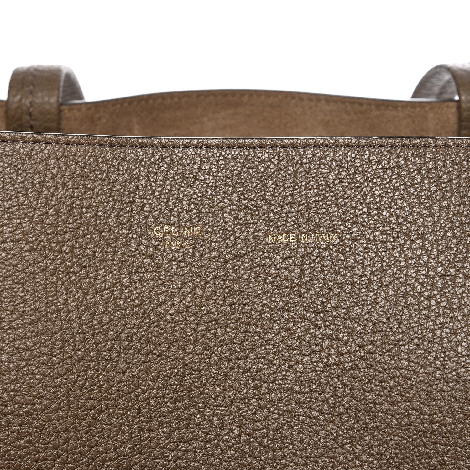 Celine Soft Grained Calfskin Small Belt Cabas Phantom Taupe 6 of 7