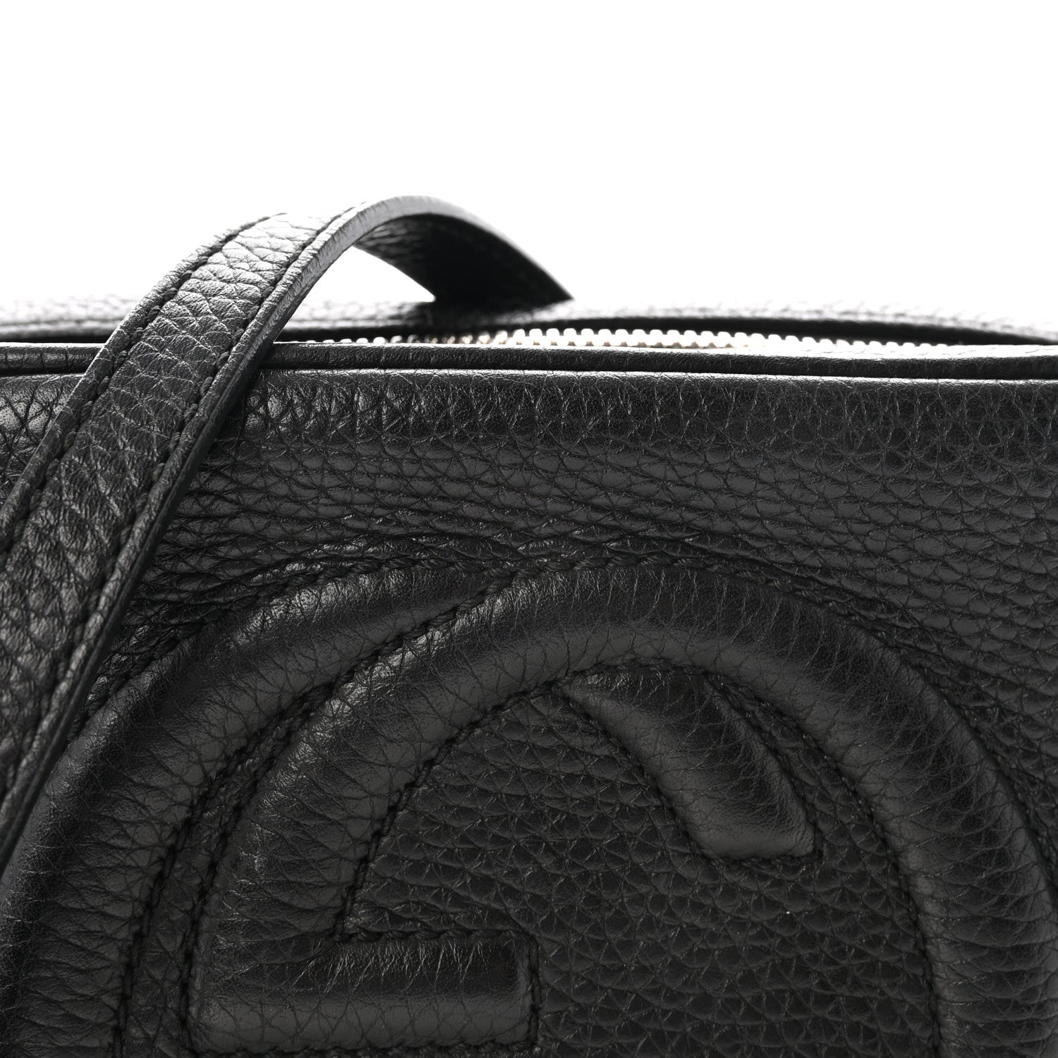 Gucci Pebbled Calfskin Small Soho Disco Bag Black 8 of 10