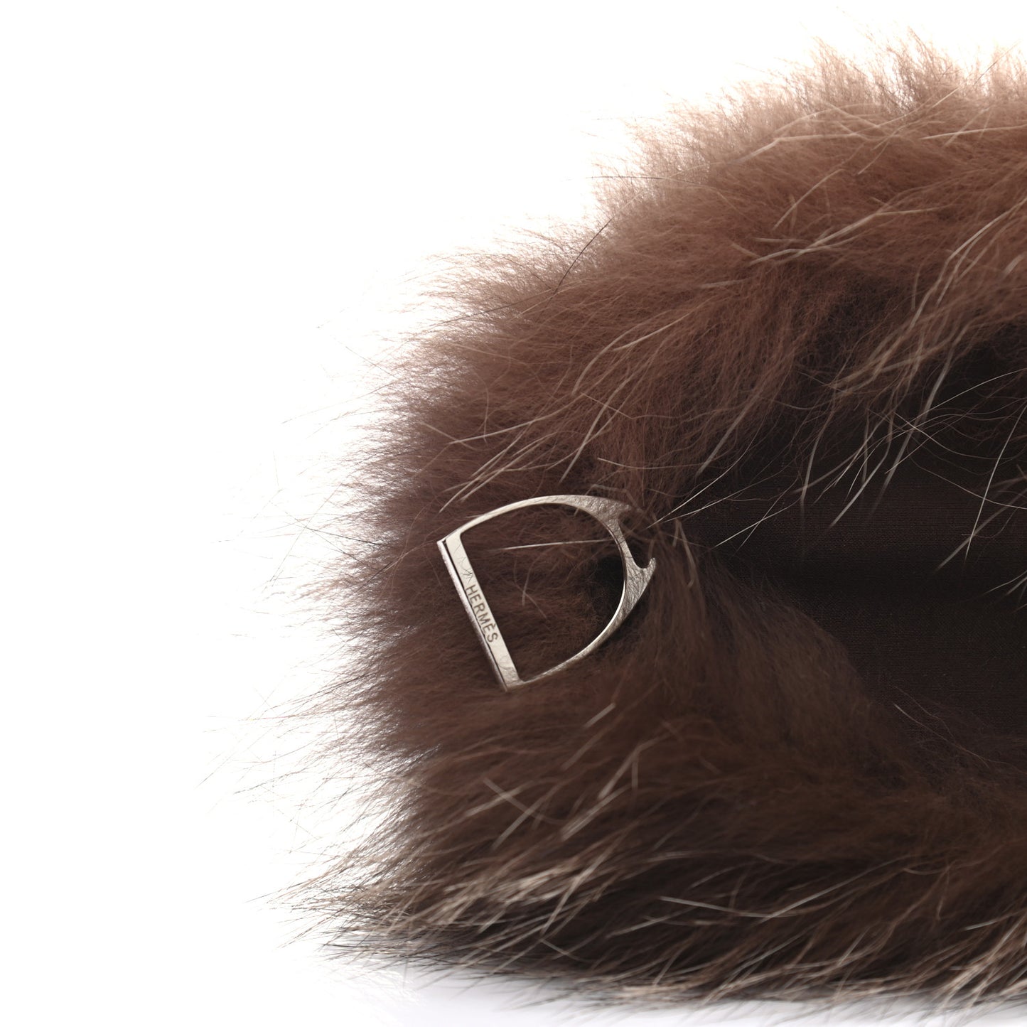 Fox Fur Silk Muffler Collar