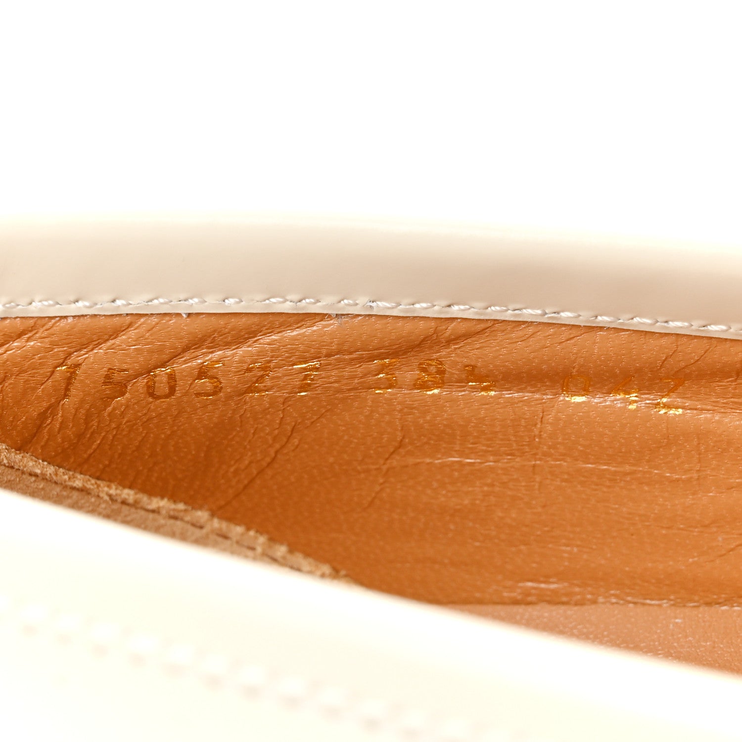 Gucci Cordovan Lux Womens Jeanne Platform Lug Sole 30/45mm Loafers 38.5 White 9 of 10