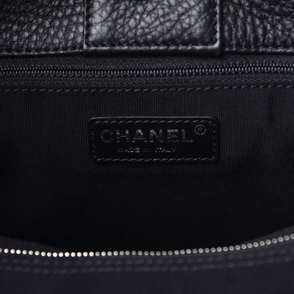 Chanel Calfskin Cerf Executive Shopper Tote Black 6 of 13