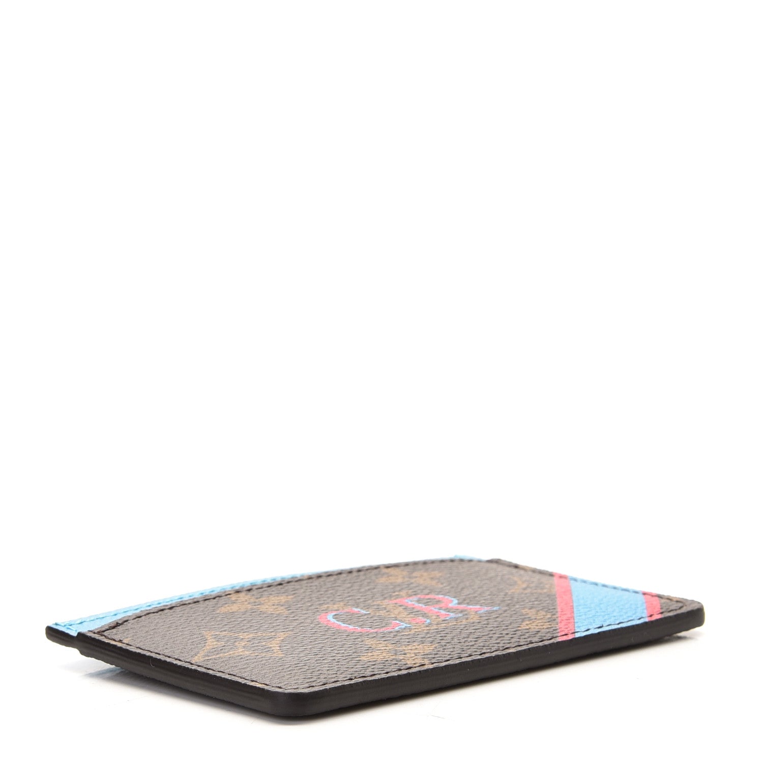Louis Vuitton Monogram My LV Heritage Card Holder Bleu Clair Fuchsia 6 of 6