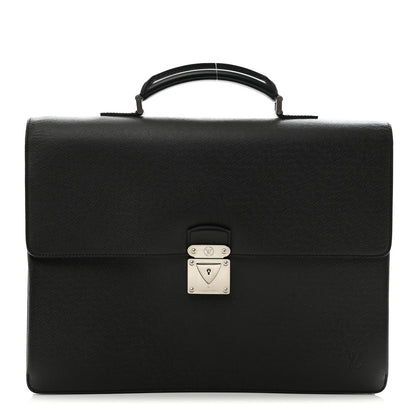 Louis Vuitton Taiga Neo Robusto 2 Compartment Briefcase Black 1 of 11