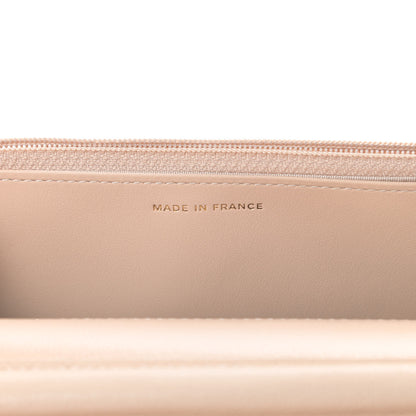 Chanel Caviar Quilted Coco Candy Wallet On Chain WOC Beige 7 of 12
