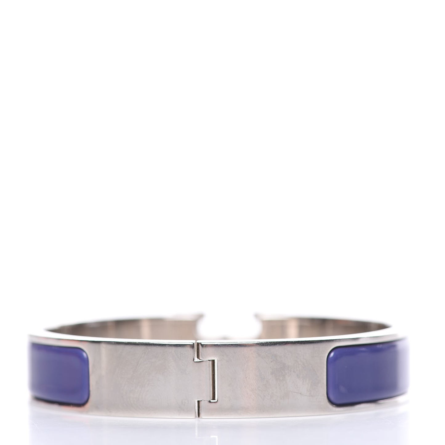 Enamel Narrow Clic Clac H Bracelet PM Purple