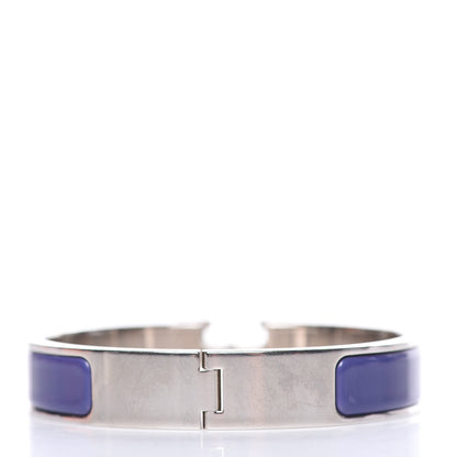 Hermes Enamel Narrow Clic Clac H Bracelet PM Purple 3 of 5