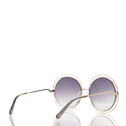 Chloe Oversize Round Carlina Oversized Round Sunglasses CE114S Silver 4 of 7
