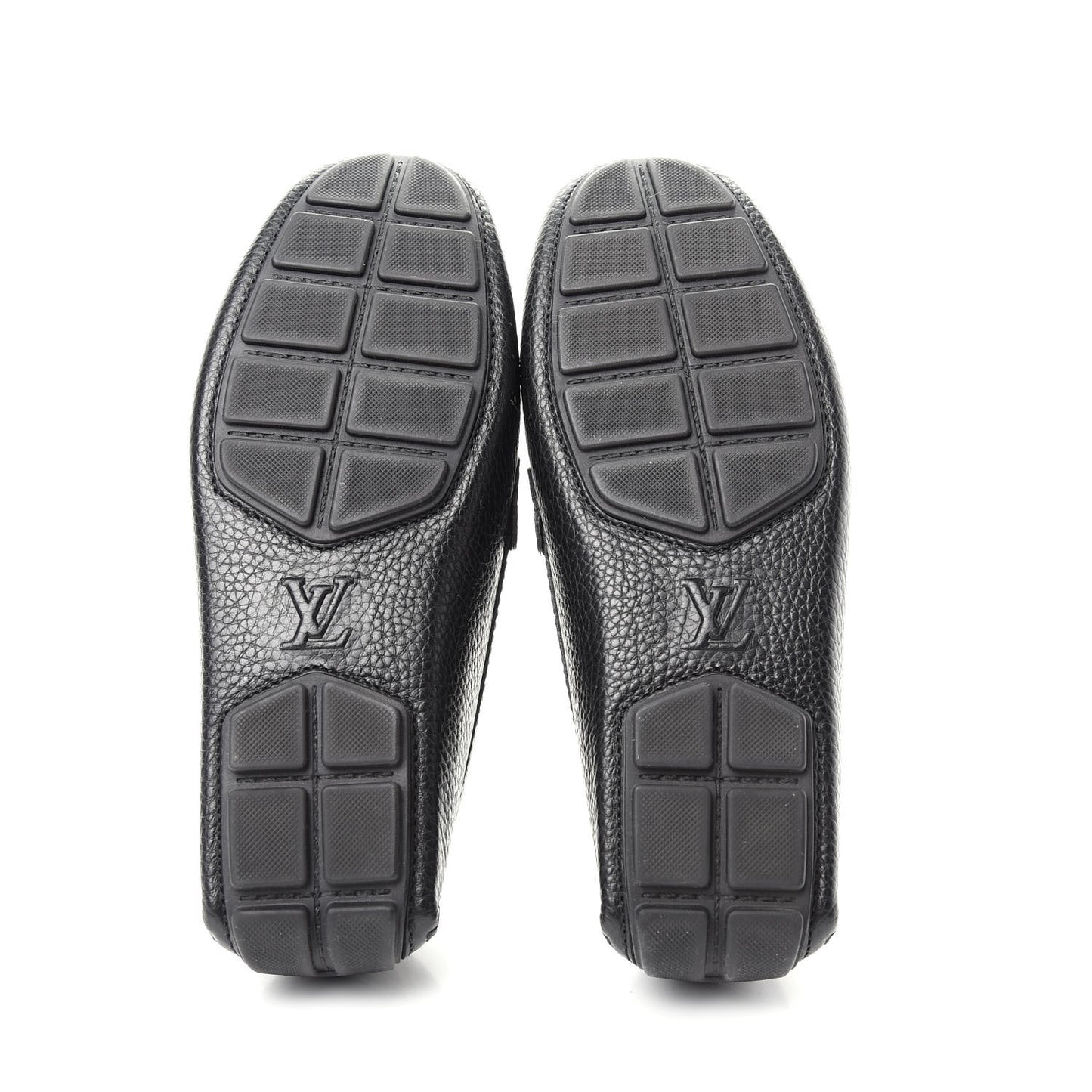Calfskin Racetrack Moccasin Loafers 6.5 Black