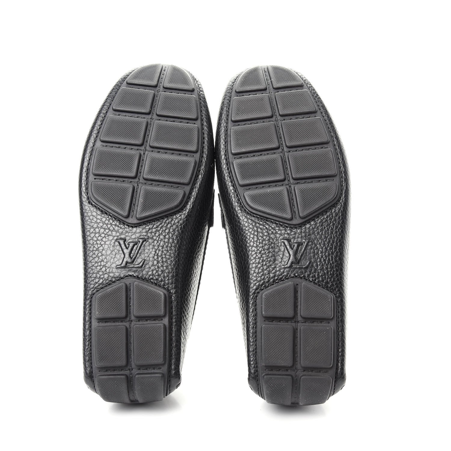 Louis Vuitton Calfskin Racetrack Moccasin Loafers 6.5 Black 6 of 10