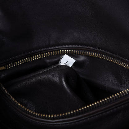 Prada Tessuto Tweed Vitello Bowling Bag Cacao Knicker 7 of 20