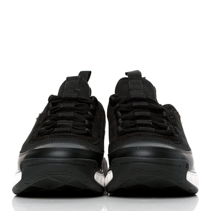 Chanel Velvet Calfskin Mixed Fibers CC Sneakers 36 Black 2 of 4