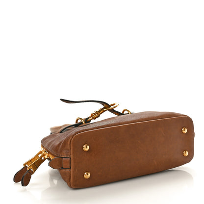 Miu Miu Nappa Aviator Small Aventure Bag Rovere 4 of 9