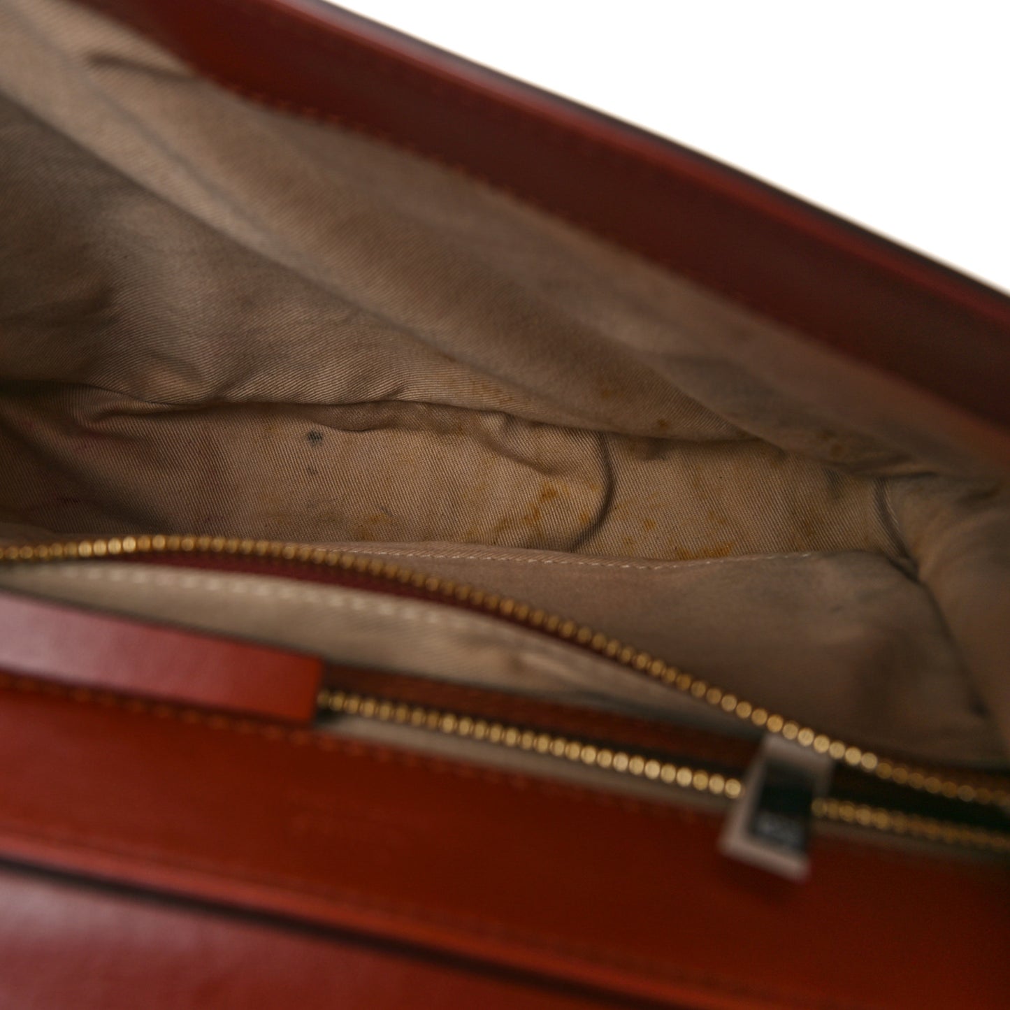 Calfskin Small C Double Carry Sepia Brown