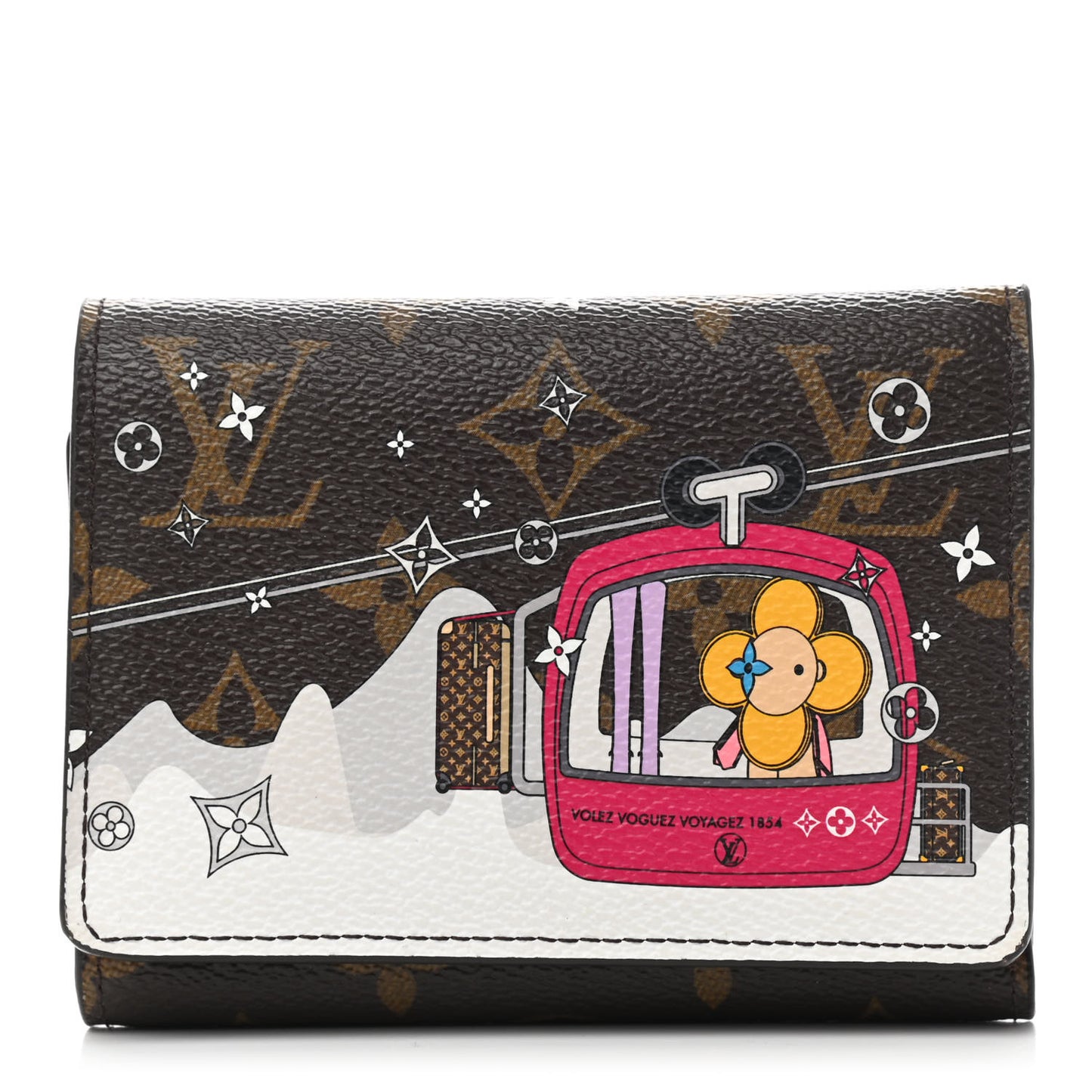 Monogram 2019 Christmas Animation Victorine Wallet Fuchsia