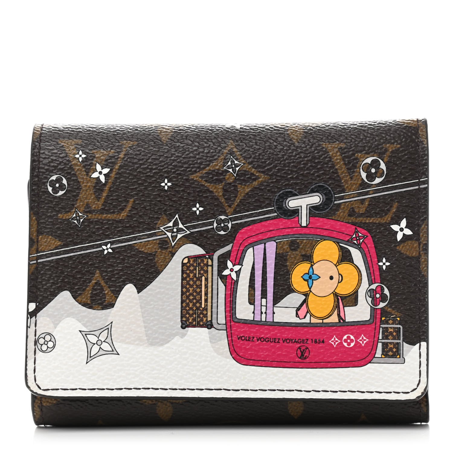 Louis Vuitton Monogram 2019 Christmas Animation Victorine Wallet Fuchsia 1 of 7