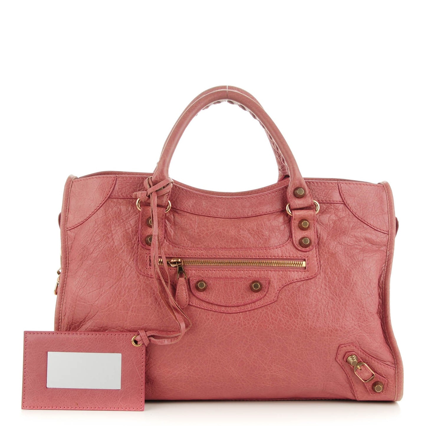 Agneau Giant 12 Rose Gold Hardware City Rose Bruyere