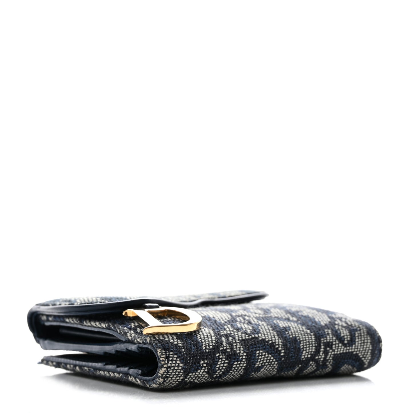 Monogram Compact Saddle Wallet Blue