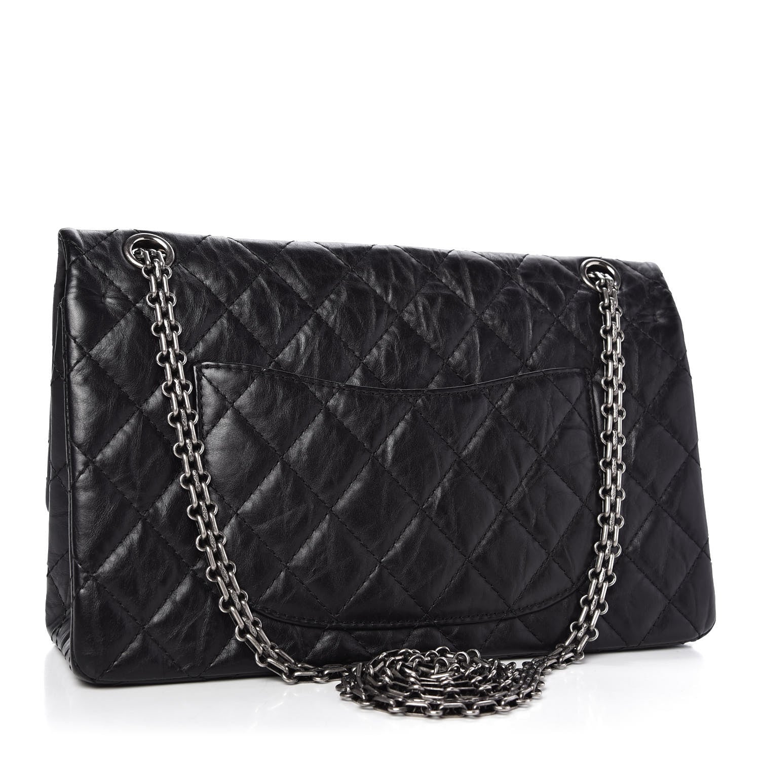 Chanel Aged Calfskin Quilted 2.55 Reissue 226 Flap Black 3 of 10