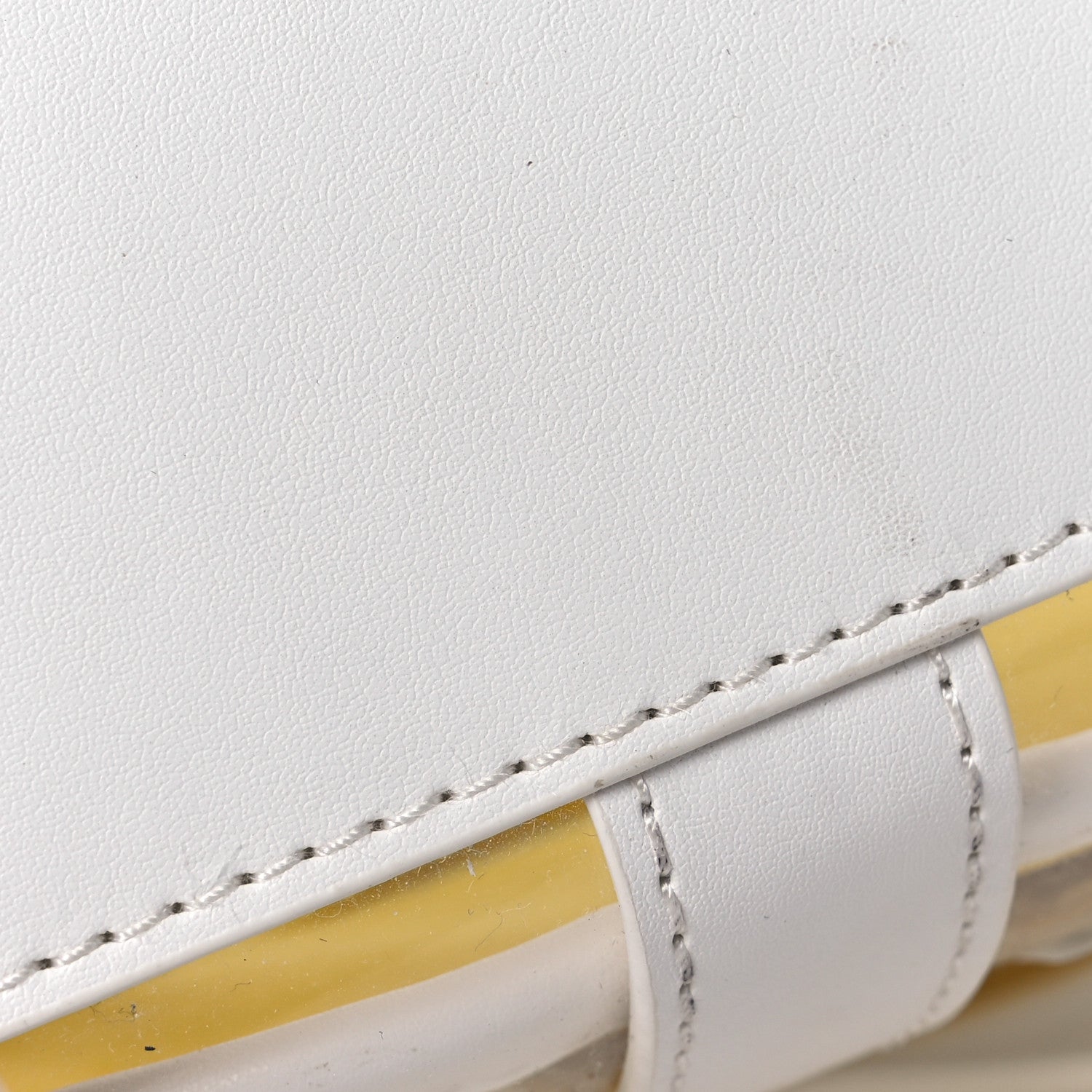 Marc Jacobs PVC The Small Tote Bag White Yellow 16 of 17