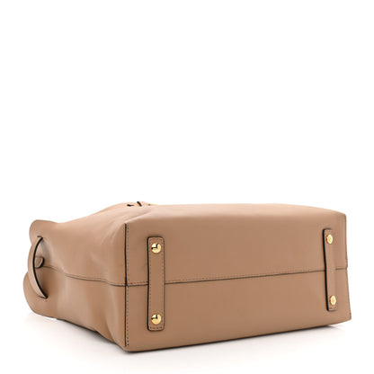 Burberry Soft Smooth Calfskin Medium Tote Camel 5 of 13