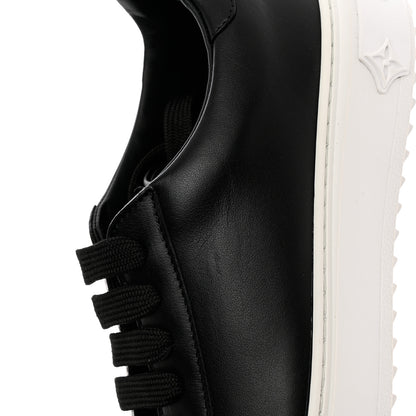 Louis Vuitton Calfskin Time Out Sneakers 37.5 Black 11 of 12