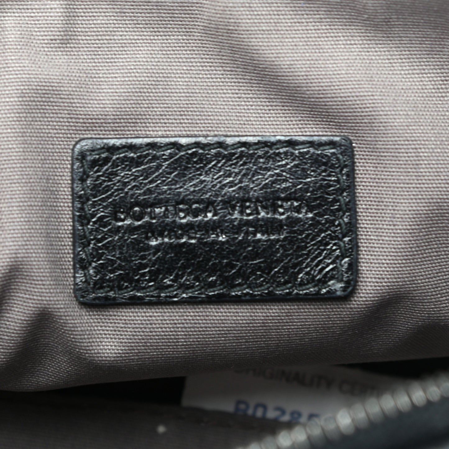 Nappa Intrecciato Small Cosmetic Pouch Black