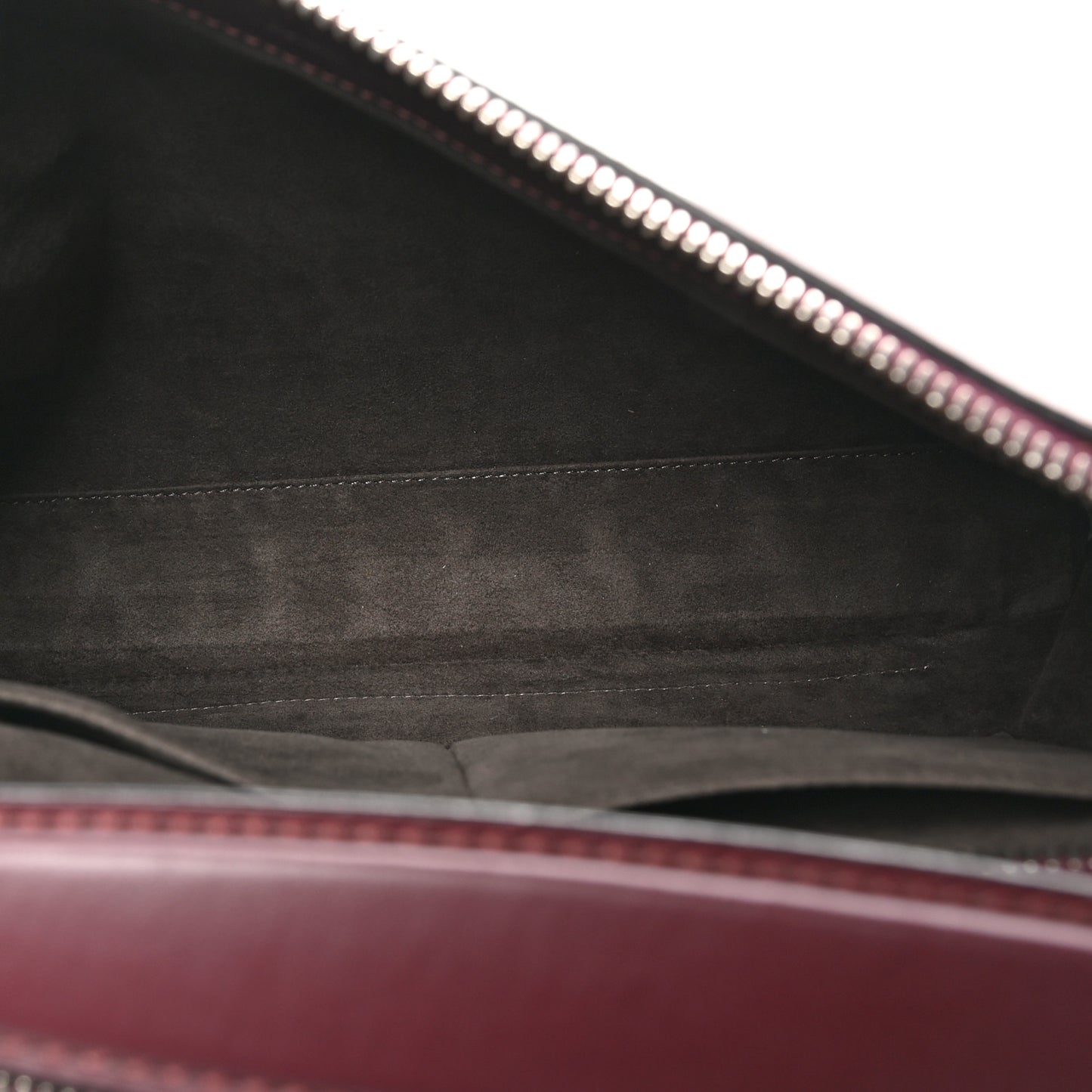 Vitello Baltico Dolce Shiny Nappa Lace Up DotCom Satchel Bordeaux