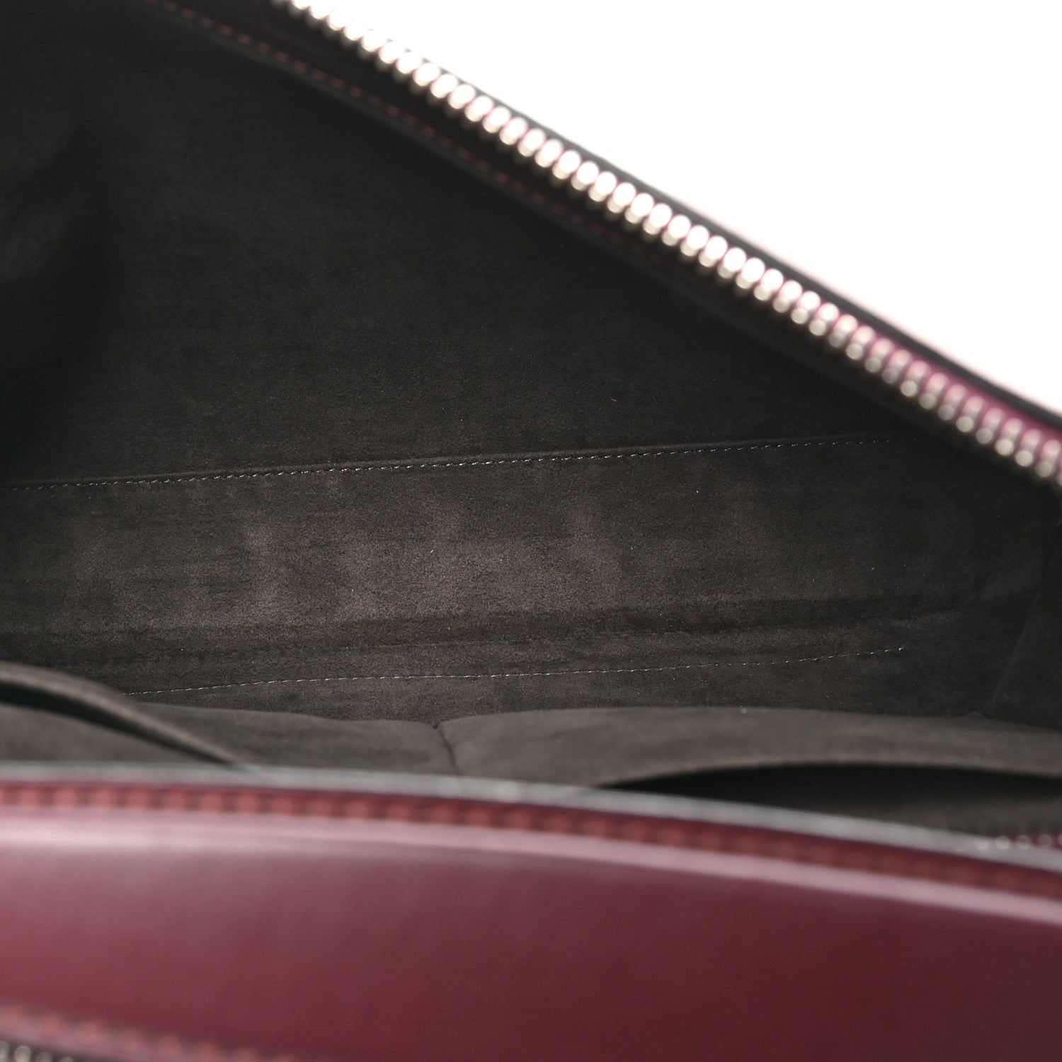 Fendi Vitello Baltico Dolce Shiny Nappa Lace Up DotCom Satchel Bordeaux 7 of 12