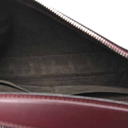 Fendi Vitello Baltico Dolce Shiny Nappa Lace Up DotCom Satchel Bordeaux 7 of 12