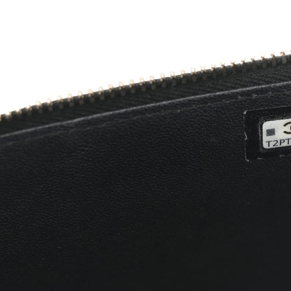 Chanel Lambskin Quilted Small Top Handle Vanity Case With Chain Black 7 of 10