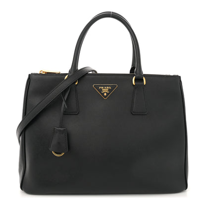 Prada Saffiano Lux Large Galleria Double Zip Tote Black 1 of 14