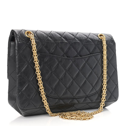 Chanel Aged Calfskin Quilted 2.55 Reissue 226 Flap Black 3 of 11