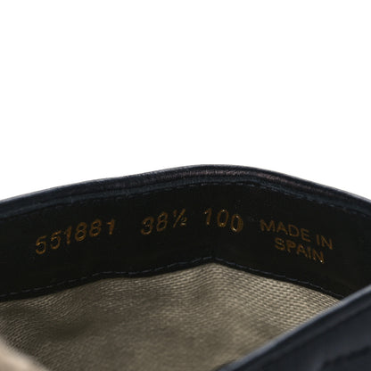 Gucci Nappa Matelasse GG Marmont Espadrille Slippers 38.5 Black 6 of 10