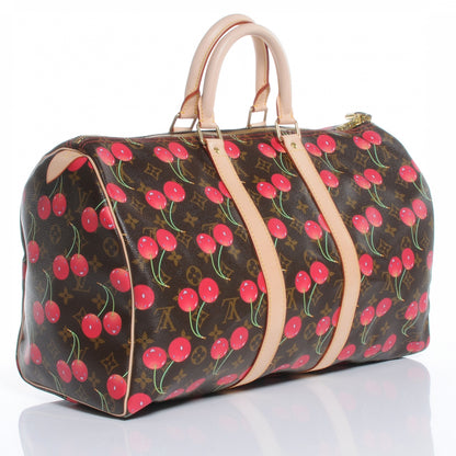 Louis Vuitton Monogram Cerises Keepall 45 3 of 7