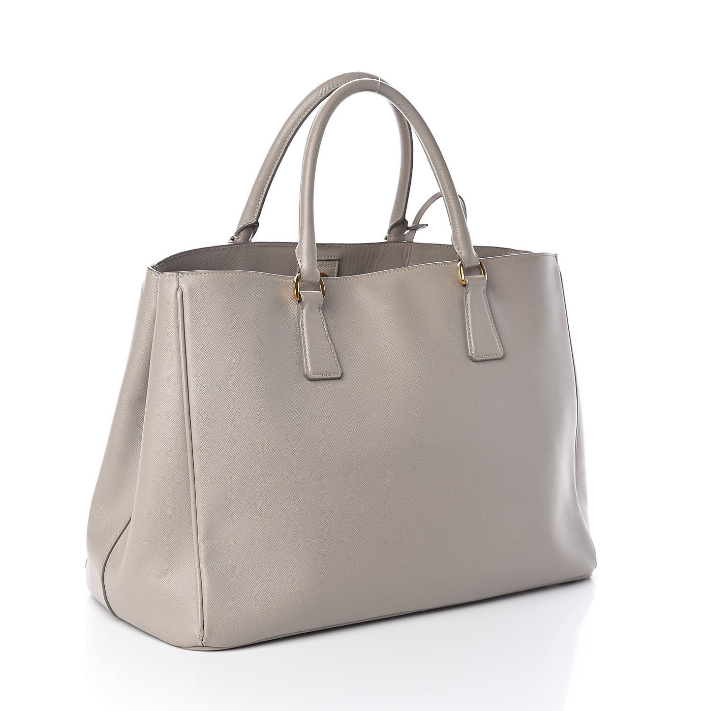 Saffiano Lux Medium Tote Pomice