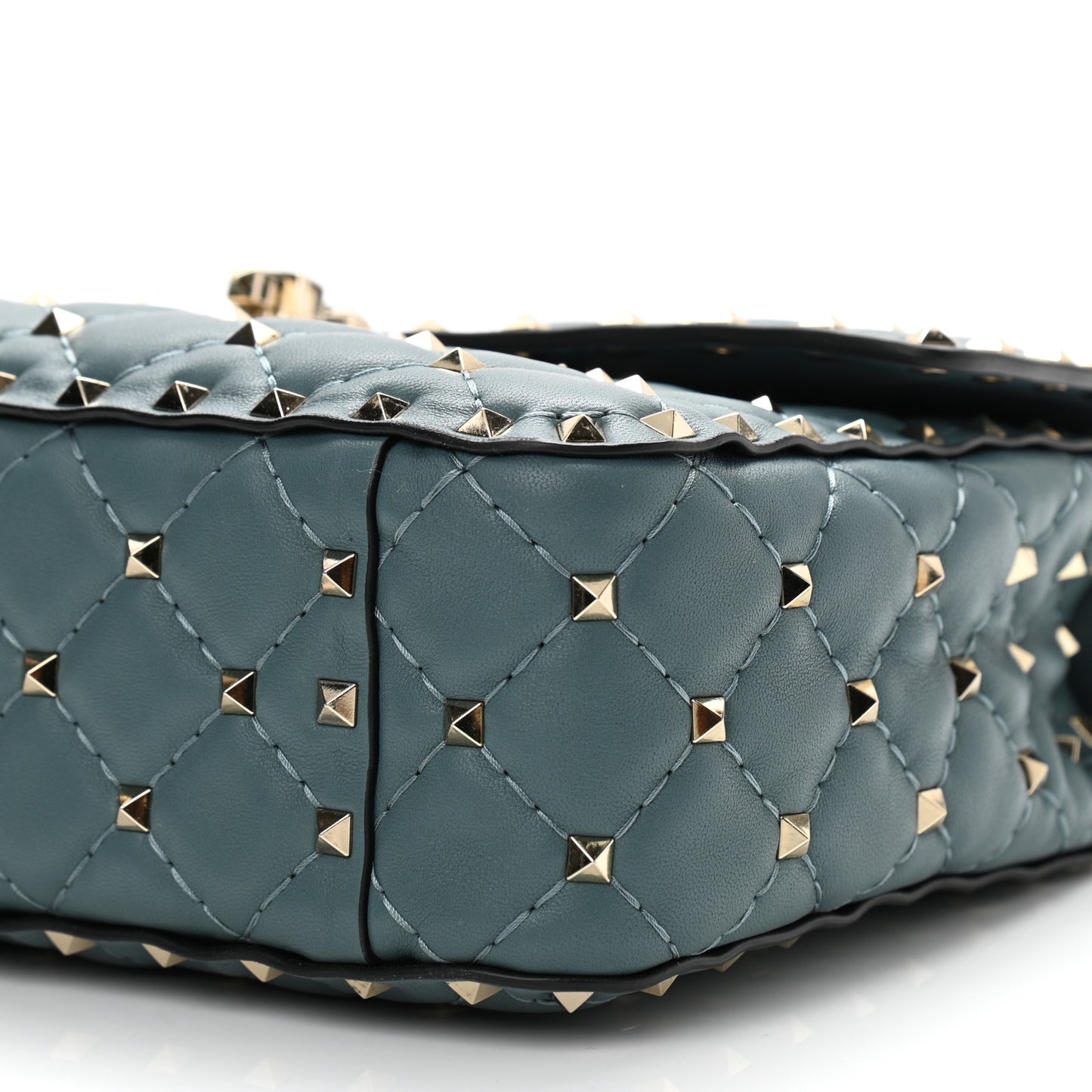 Nappa Medium Rockstud Spike Shoulder Bag Giada