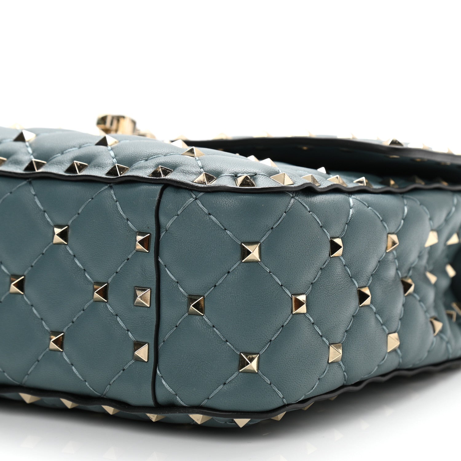 Valentino Garavani Nappa Medium Rockstud Spike Shoulder Bag Giada 10 of 10