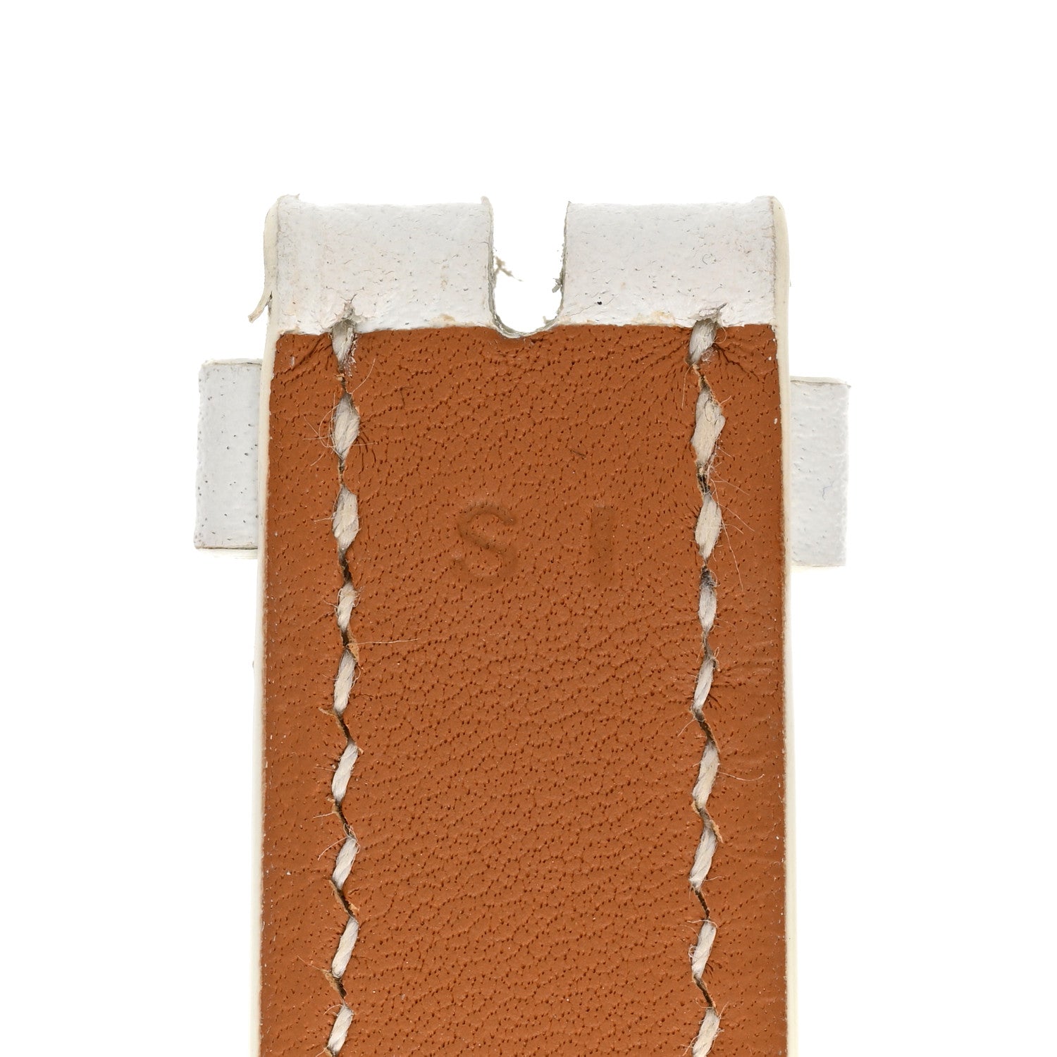 Hermes Epsom Heure H Hour Watch PM Strap White 4 of 10