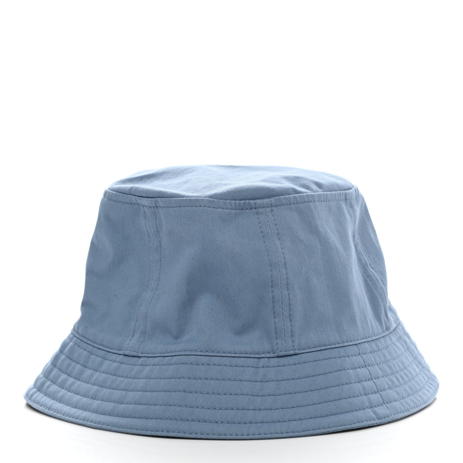 Hermes Washed Cotton Calvi Bucket Hat 58 Bleu Faience 4 of 8