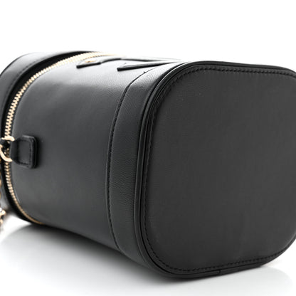 Chanel Lambskin Timeless Vanity Cosmetic Case Black 9 of 11