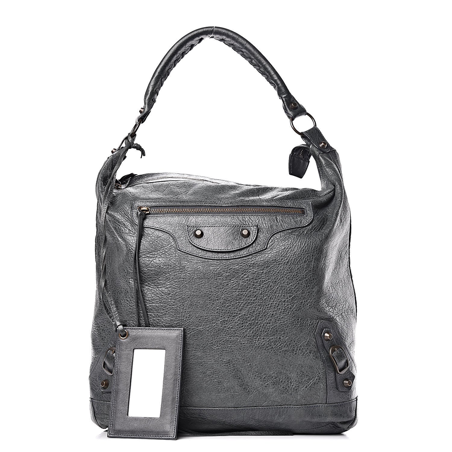 Balenciaga Agneau Classic Hardware Day Hobo Anthracite 1 of 12