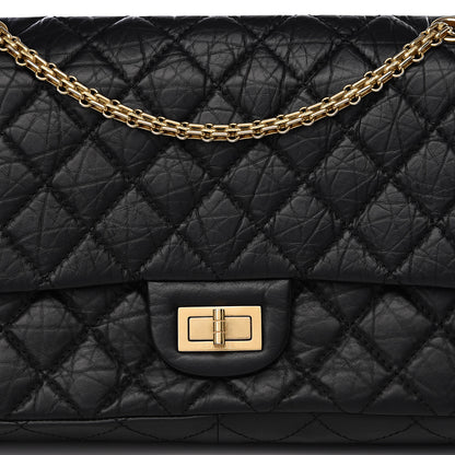 Chanel Aged Calfskin Quilted 2.55 Reissue 227 Flap Black 10 of 11