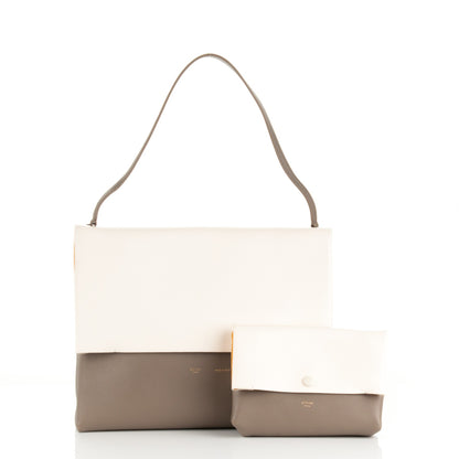 Celine Calfskin All Soft Shoulder Bag Cream 5 of 10