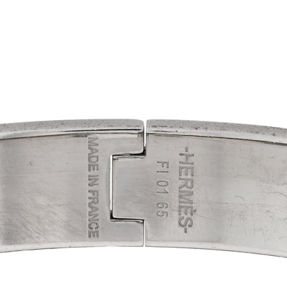 Hermes Enamel Narrow Clic Clac H Bracelet PM Bleu Lin 3 of 3
