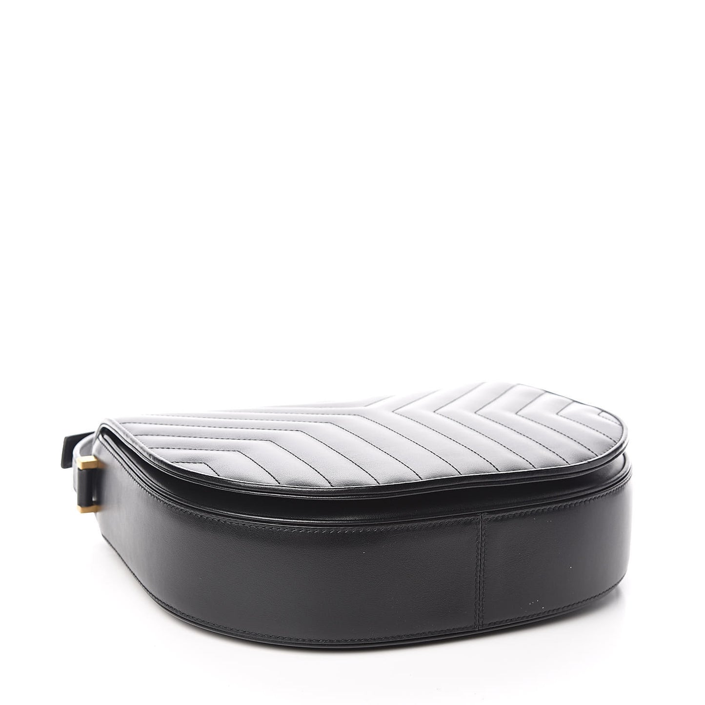 Calfskin Quilted Y Joan Satchel Black